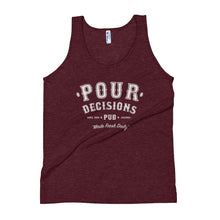 Load image into Gallery viewer, Pour Decisions Vintage Logo Men&#39;s Tank Top