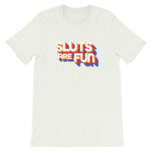 Load image into Gallery viewer, Sluts Are Fun-Retro Short-Sleeve Mens T-Shirt