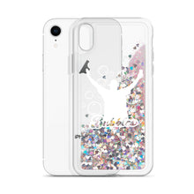 Load image into Gallery viewer, Bubbles Liquid Glitter Phone Case