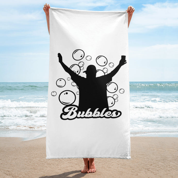 Bubbles Beach Towel