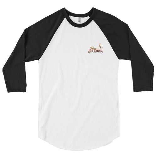 Pour Decisions Classic 3/4 sleeve Baseball Shirt