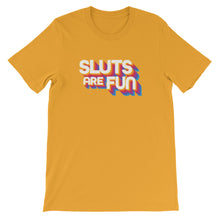 Load image into Gallery viewer, Sluts Are Fun-Retro Short-Sleeve Mens T-Shirt