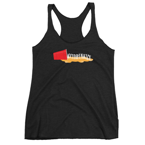 Accidrunkly Racerback Tank